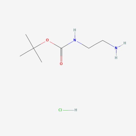 N-Boc-ethylenediamine hydrochloride Chemical Structure