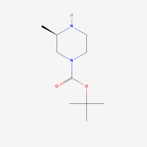 (R)-1-Boc-3-methylpiperazine 化学構造