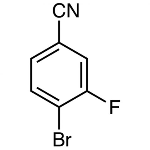 4-Bromo-3-fluorobenzonitrile Chemical Structure