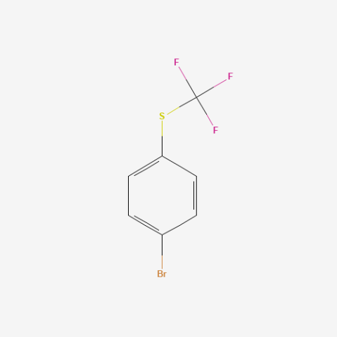 1-Bromo-4-(trifluoromethylthio)benzene التركيب الكيميائي