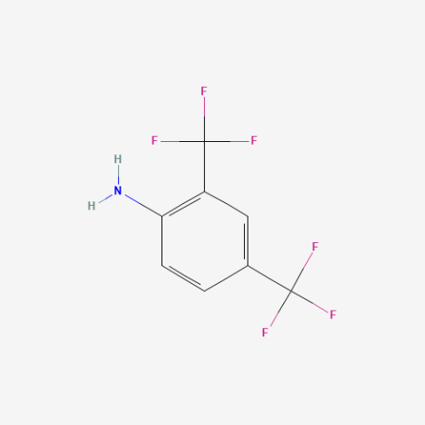 2,4-Bis(trifluoromethyl)aniline 化学構造