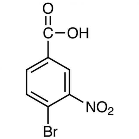 4-Bromo-3-nitrobenzoic acid Chemical Structure