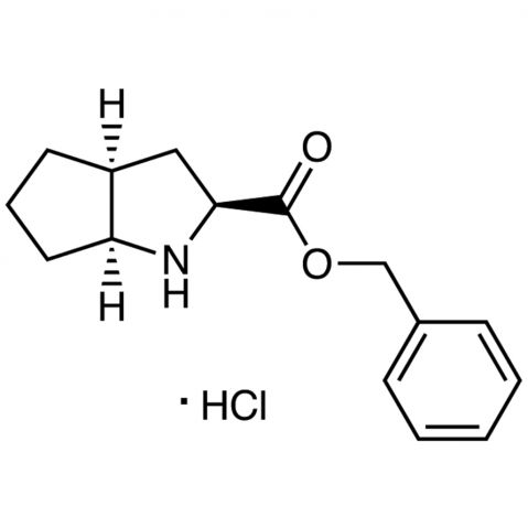 Benzyl (S,S,S)-2-azabicyclo[3.3.0]octane-3-carboxylate hydrochloride Chemical Structure