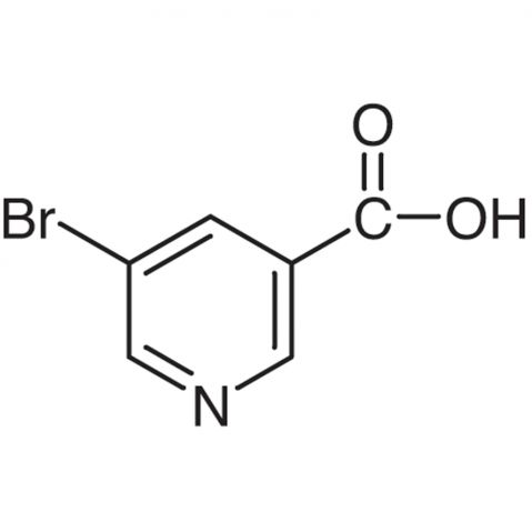 5-Bromopyridine-3-carboxylic acid Chemische Struktur