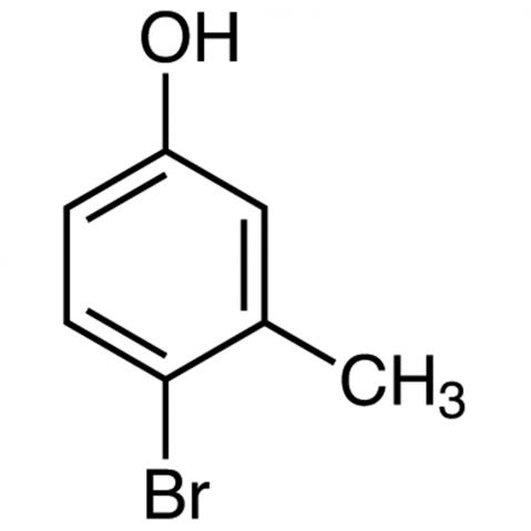 4-Bromo-3-methylphenol التركيب الكيميائي