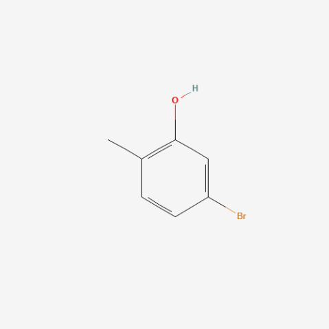 5-Bromo-2-methylphenol Chemical Structure