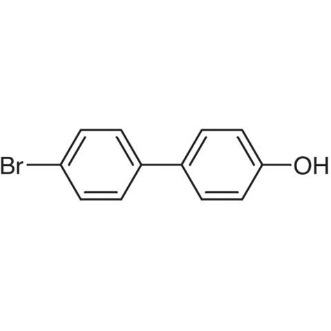 4-Bromo-4'-hydroxybiphenyl 化学構造