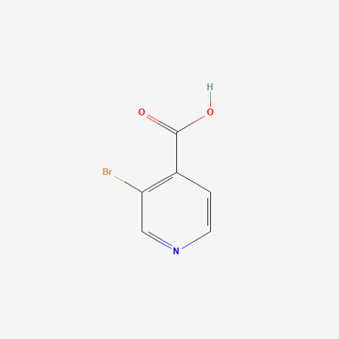 3-Bromopyridine-4-carboxylic acid 化学構造