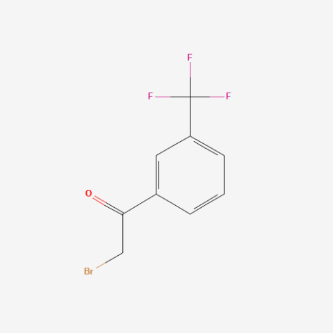 2-Bromo-3'-(trifluoromethyl)acetophenone Chemical Structure