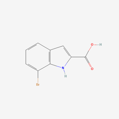 7-Bromoindole-2-carboxylic acid Chemical Structure