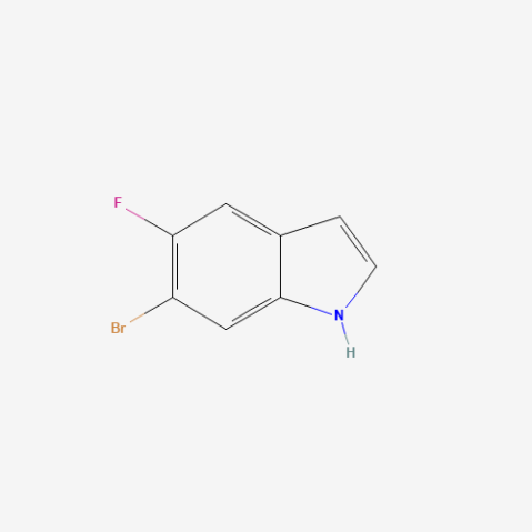 6-Bromo-5-fluoroindole Chemical Structure