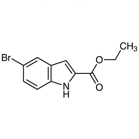 5-Bromoindole-2-carboxylic Acid Ethyl Ester Chemical Structure