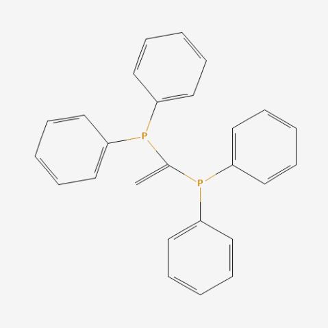 1,1-Bis(diphenylphosphino)ethylene Chemical Structure