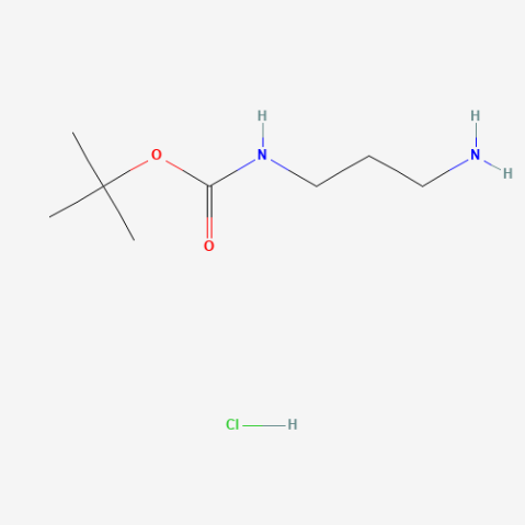 N-Boc-1,3-diaminopropane hydrochloride التركيب الكيميائي