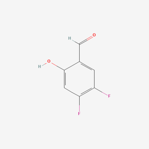 4,5-Difluorosalicylaldehyde Chemical Structure