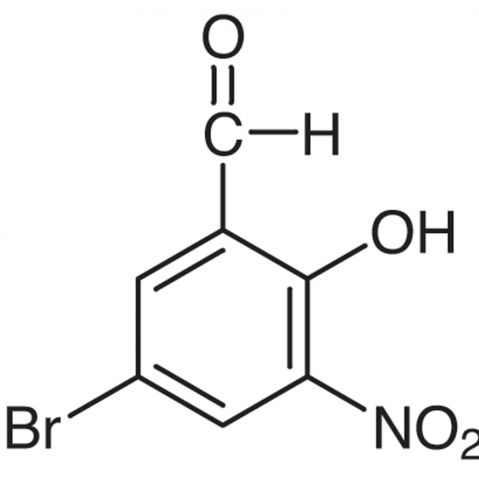 5-Bromo-3-nitrosalicylaldehyde Chemical Structure