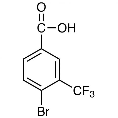 4-Bromo-3-(trifluoromethyl)benzoic acid Chemical Structure