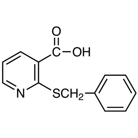 2-(Benzylthio)nicotinic Acid Chemical Structure