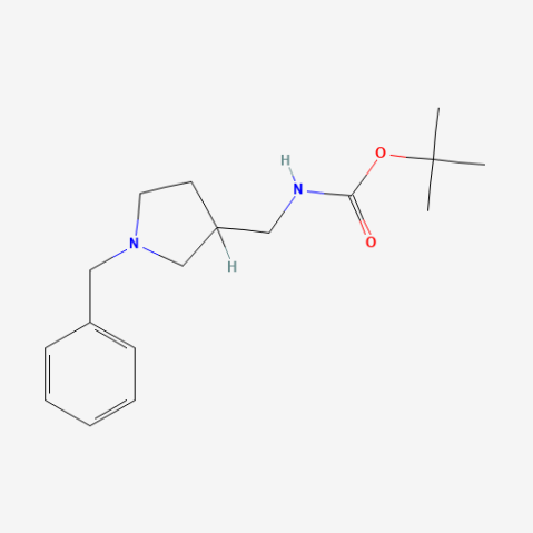 1-Benzyl-3-Boc-aminomethylpyrrolidine التركيب الكيميائي