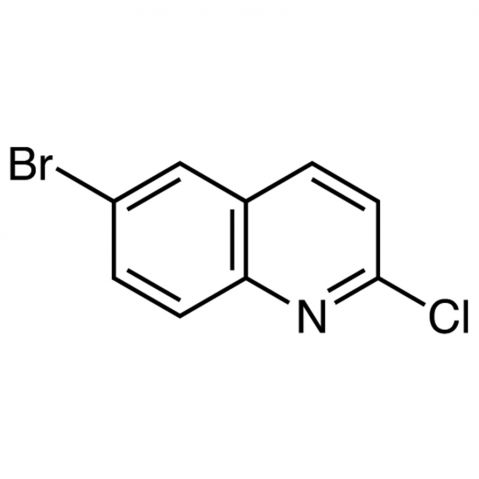 6-Bromo-2-chloroquinoline Chemische Struktur