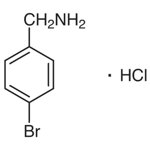 4-Bromobenzylamine Hydrochloride 化学構造