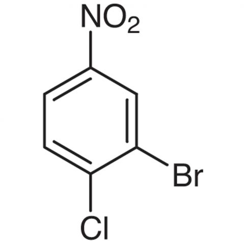 3-Bromo-4-chloronitrobenzene Chemische Struktur