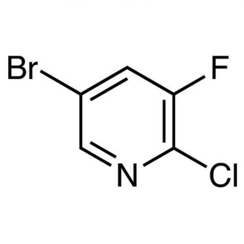 5-Bromo-2-chloro-3-fluoropyridine Chemische Struktur