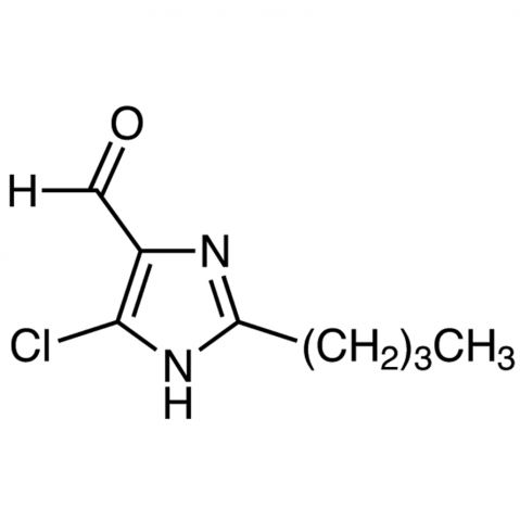 2-Butyl-5-chloro-1H-imidazole-4-carboxaldehyde Chemical Structure