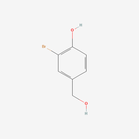 3-Bromo-4-hydroxybenzyl alcohol Chemical Structure