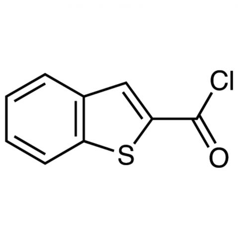 Benzo[b]thiophene-2-carbonylchloride Chemische Struktur