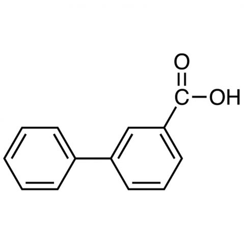 Biphenyl-3-carboxylic acid Chemical Structure