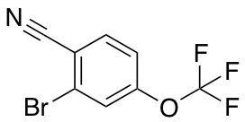 2-Bromo-4-(trifluoromethoxy)benzonitrile Chemische Struktur