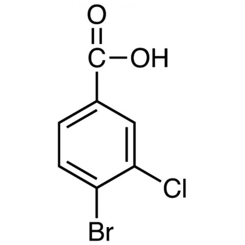 4-Bromo-3-chlorobenzoic Acid Chemische Struktur