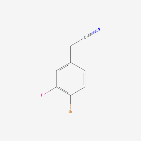 4-Bromo-3-fluorophenylacetonitrile Chemical Structure