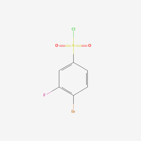 4-Bromo-3-fluorobenzenesulfonyl Chloride Chemical Structure