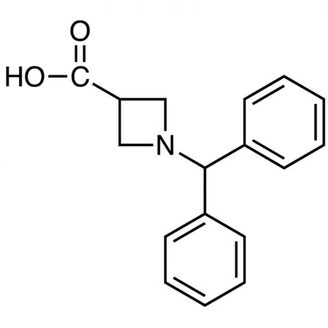 1-Benzhydrylazetidine-3-carboxylic Acid التركيب الكيميائي