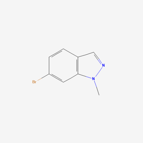 6-bromo-1-methylindazole Chemische Struktur