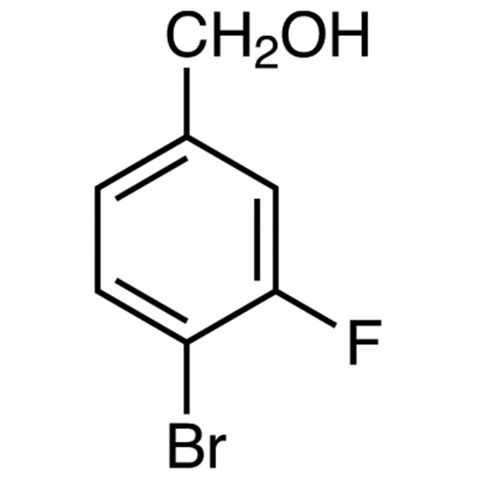 4-Bromo-3-fluorobenzyl alcohol Chemical Structure