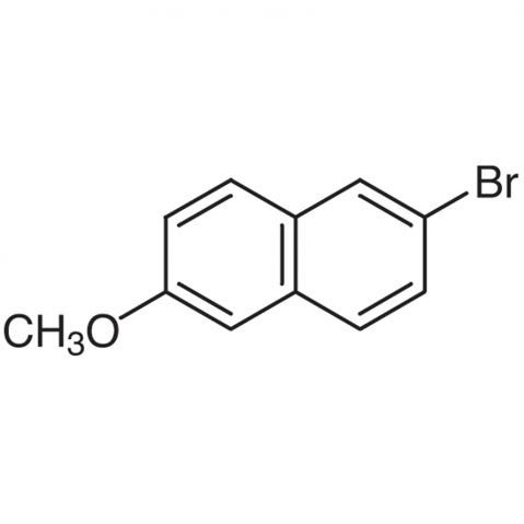 2-Bromo-6-methoxynaphthalene Chemical Structure