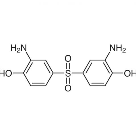 Bis(3-amino-4-hydroxyphenyl) Sulfone Chemische Struktur