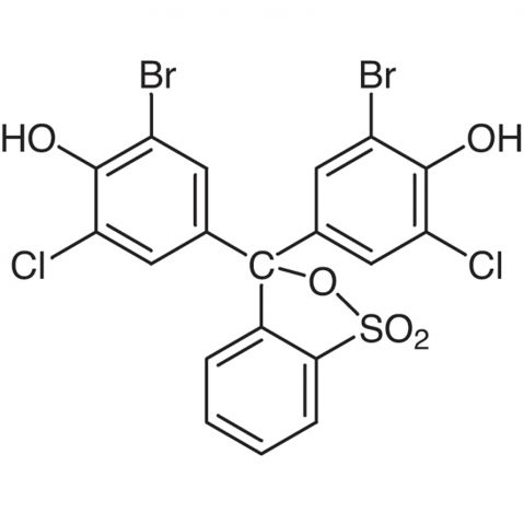 Bromochlorophenol Blue 化学構造