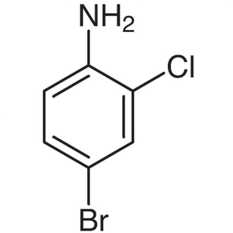 4-Bromo-2-chloroaniline التركيب الكيميائي