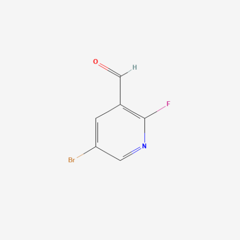 5-Bromo-2-fluoropyridine-3-carboxaldehyde Chemical Structure