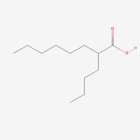 2-Butyloctanoic acid Chemical Structure