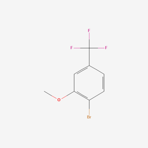 2-Bromo-5-(trifluoromethyl)anisole Chemische Struktur