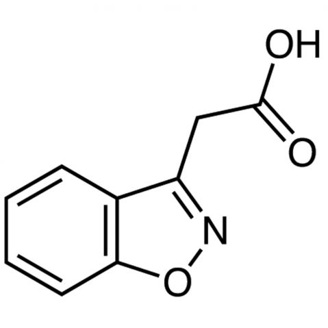 1,2-Benzisoxazole-3-acetic Acid Chemische Struktur