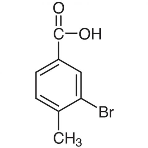 3-Bromo-4-methylbenzoic Acid Chemical Structure