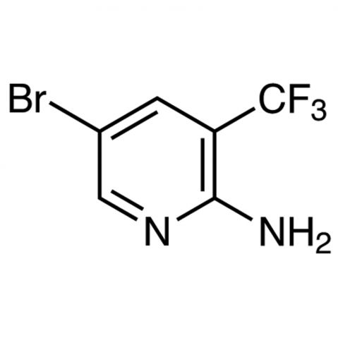 2-Amino-5-bromo-3-(trifluoromethyl)pyridine 化学構造