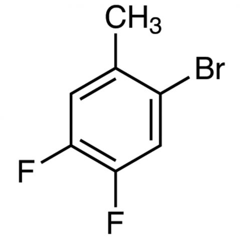 2-Bromo-4,5-difluorotoluene 化学構造