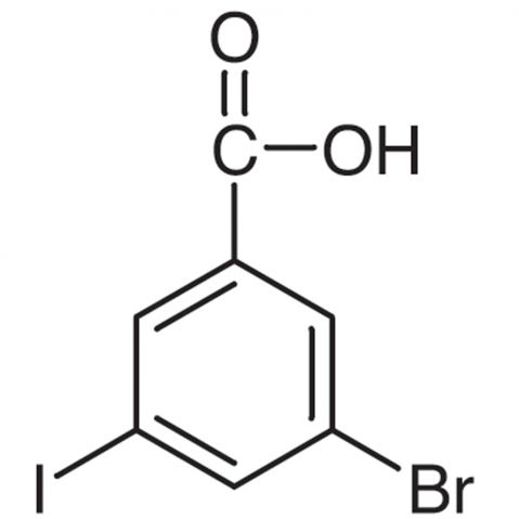 3-Bromo-5-iodobenzoic Acid التركيب الكيميائي